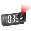 ORIA Projection Alarm Clock Digital Clock with Projector on Ceiling Wall 78 LED Alarm Clock with 4Level Dimmer Snooze 12