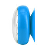 Tiiyee Waterproof Bathroom Shower Clock Suction Cup Wall Clock Mini 28x16 Battery Operated Silent Analog Timer for Bath