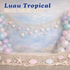 4Es Novelty Fish Net Decorative Pack of 3 Natural Cotton Fishnet Decor Each 14 x 4 feet for Mermaid Party Decorations Lu