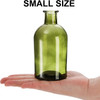 YOUEON 16 Pack Green Glass Bud Vases Small Bud Vases in Bulk Glass Flower Vases for Centerpieces Vintage Decorative Bott