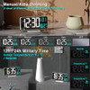 KOSUMOSU Digital LED Clocks for Bedrooms 67in White Alarm Clock Dimming 1224h Date Day of WeekTempDesk Clock LED Clock f