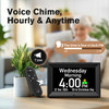 GOLOZA 7 Digital Dementia Clock Talking Clock with 10 Volumes 6 Display with 10 Color Modes Auto Dimmable Alarms Birthda