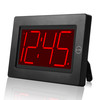 KWANWA Alarm Clock 8 Large Screen Display Digital Clock Battery Operated Auto Dimmer ModeWall ClockDesk Clock for Bedroo