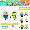Minions The Rise of Gru Bedding Super Soft Plush Bob Cuddle Pillow Buddy Official Minions Product by Franco