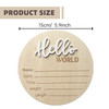 Baby Announcement Sign 59 Inch Wooden Hello World Newborn Sign Birth Announcement Signs Hello World Nursery Decor Sign P