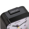 Peakeep Small Battery Operated Analog Travel Alarm Clock Silent No Ticking Lighted on Demand and Snooze Beep Sounds Gent