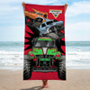 Jay Franco Kids Character Cotton Bath Pool Beach Towels Super Soft Absorbent Fade Resistant Measures 28 x 58 Inches Mons