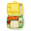 Munchkin Lunch Bento Box for Kids and Toddlers Includes Stainless Steel Utensils BPAFree 18 Months and Up BlueGreenYello