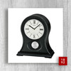 SEIKO James Rounded Mantel Chime Clock Black