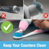 Self Closing Toothpaste Caps 6Pack by Tilcare No Waste Cap Dispensers for Adult and Kids Bathroom MessFree Toothpaste Li
