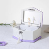 Musical Jewelry BoxMedium Ballerina Musical Chest with Mirror for GirlsJewelry StorageSwan Lake Tune Gift for ChristmasB