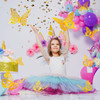 Yeaqee 24 Pcs Large Butterfly Party Decoration 3D Butterflies Wall Decor Set 2 Sizes 3 Styles Large Stickers for Birthda