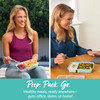 Bentgo Prep 20Piece 2Compartment Reusable Meal Prep Containers with Lids PFAS BPA Free Materials Durable Microwave Freez