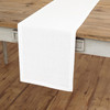 Solino Home Linen White Table Runner 48 Inches 100 Pure Linen Small Table Runner 14 x 48 Inch Ideal for Dresser and Coff