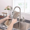 Aofmee Placemats Placemats Set of 6 Heat Resistant Place Mats Washable PVC Table Mats Woven Vinyl Plastic Placemats for