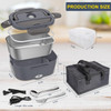 Carsolt Electric Lunch Box Food Heater for Adults 80W Portable Food Warmer for CarHome 15L Heated Lunch Box for Adults 1