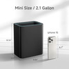 TIPGO Small Metal Trash Can 21 Gallon Slim Trash Can for Bathroom Wastebasket Garbage Bin for Bedroom Office Kitchen Und