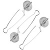 Snap Ball Tea Strainer Exptolii 3 Pack Stainless Steel Tea Infuser Filter with Handle for Loose Leaf Tea Spices Seasonin