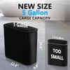 TIPGO 5 Gallon Motion Senor Bathroom Trash Can with Lid Automatic Garbage Can Touchless Smart Plastic Waste Basket for N