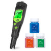 Pool Salt Tester Digital 5 in 1 pH TDS EC Salinity Meter with Calibration Solution Kit Simultaneous Display ppm pH for S