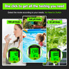 Pool Salt Tester Digital 5 in 1 pH TDS EC Salinity Meter with Calibration Solution Kit Simultaneous Display ppm pH for S