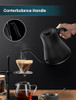 INTASTING Gooseneck Electric Kettle with 1 Temperature Control for Pour Over Coffee Tea Quick Heating BPAFree Stainless