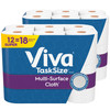 Viva MultiSurface Cloth Paper Towels Task Size 12 Super Rolls 2 Packs of 6 81 Sheets Per Roll
