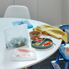 Stasher Silicone Reusable Storage Bag StandUp Mid Reusable Freezer Bag Microwave Dishwasher Oven Safe Sous Vide Premium