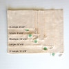 Reusable Produce Bags Cotton Washable Organic Cotton Vegetable Bags Cloth Bag with Drawstring Muslin Fabric Produce Bags