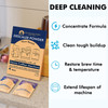 Descaling Powder Solution 4 Uses Removes Scale and BuildUp Automatic Coffee Pots Makers Espresso Machines Descaler Compa