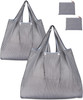 KINGMAS Reusable Grocery Bags EcoFriendly Folding Tote Shopping Bag fits in Pocket Washable Waterproof Nylon Pouch Bags