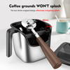 Ourokhome Knock Box Espresso Accessories The Latest Patented Stainless Steel Espresso Machine Tool for Coffee Ground wit
