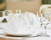 Utopia Home 24 Pack White Cloth Napkins 17x17 Inches 100 Polyester Hemmed Edges Washable and Reusable Ideal for Parties
