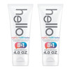hello 8 in 1 Mighty Multi-Tasker Fluoride Toothpaste Pack, SLS Free Toothpaste with Fluoride, Antigingivitis and Antisensitivity, Strengthens Enamel