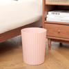 JiatuA Small Trash Can Plastic Wastebasket Round Garbage Container Bin for Bathroom Kitchen Bedroom Home Office College