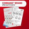 Command Medium Clear Wall Hook 7 Wall Hook and 12 Strips DamageFree Hanging with Adhesive Great for Hanging Home Decor H