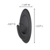 Command Outdoor Terrace Hooks 2 Hooks and 4 Strips DamageFree Hanging Wall Hook for Hanging Outdoor Wall Decor with Weat