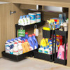 Sevenblue 3 Pack MultiPurpose Under Sink Organizers and Storage 2026 LShaped Pull Out Cabinet Organizer for Bathroom Kit