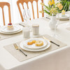 Romanstile Vinyl Placemats Set of 612 X 17 Inch Faux Leather 100 Waterproof OilProof Wipeable Place Mats Heat Resistant
