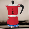 Bialetti Moka Express Rainbow Red 3 Cups