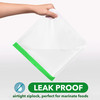 GREENZLA Planet Friendly Reusable Freezer Bags 8Pack Extra Thick and Leakproof Resealable For Safe Food Storage Marinati