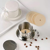 300 Count Percolator Coffee Filters 375in Natural Unbleached Disposable Coffee Filter Disc Coffee Filters for Percolator