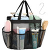 Fcolor Mesh Shower Caddy Portable Upgrade Deeper 7 Pockets Shower Bag Basket Tote for College Dorm Room Toiletry Bathroo