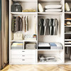 Homsorout Closet Organizers Bins 6 Packs Large Closet Shelf Organizer with Handles Fabric Trapezoid Storage Bins Collaps