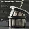 ESPRO P0 Ultralight French Press Coffee Maker for Travel Vacuum Insulated Stainless Steel 16 Ounces Matte Meteorite Blac