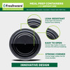 Freshware Meal Prep Bowl Containers 30 Pack Plastic Bowls with Lids for Soup and Salad Food Storage Bento Box BPA Free S