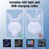 Teeth Whitening Light,10X More Powerful Blue Led Light Connected with USB, Non-Battery Teeth Whitening LED Light in Home Use