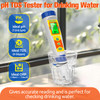 UIUZMAR Hydrogen Water Tester pH Meter 6 in 1 pH H2 ORP TDS EC Temp Tester Dissolved Hydrogen Tester for Hydrogen Water