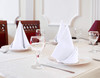 Utopia Kitchen White Cloth Napkins 12 Pack 18x18 Inch Absorbent Cotton Blend Washable and Reusable for Dinner Restaurant