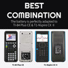 TI84 Plus CE Battery2026 Upgraded Replacement Battery for Texas Instruments TI84 Plus CETI Nspire CXCX IITI Nspire CX CA